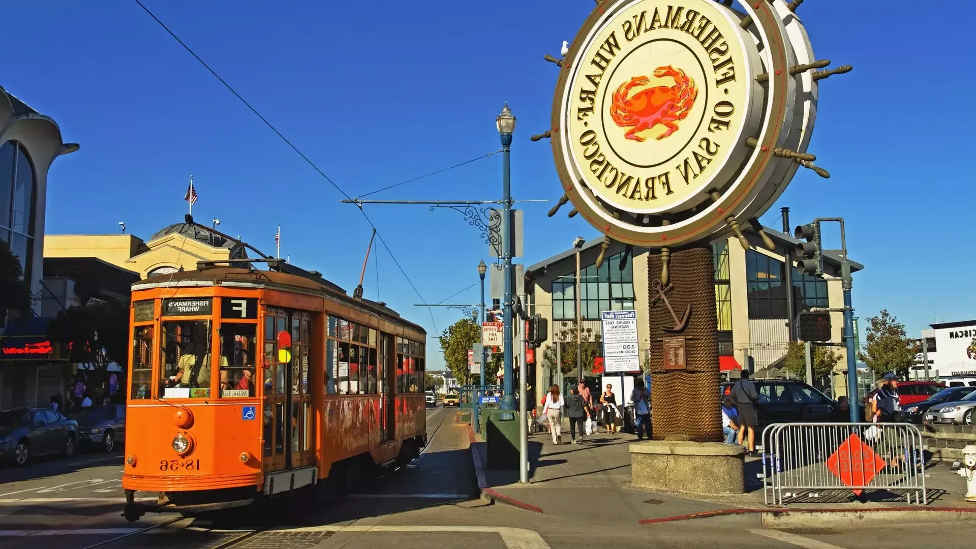 F-Linie in Fisherman's Wharf