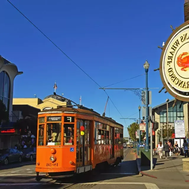 Linha F em Fisherman's Wharf